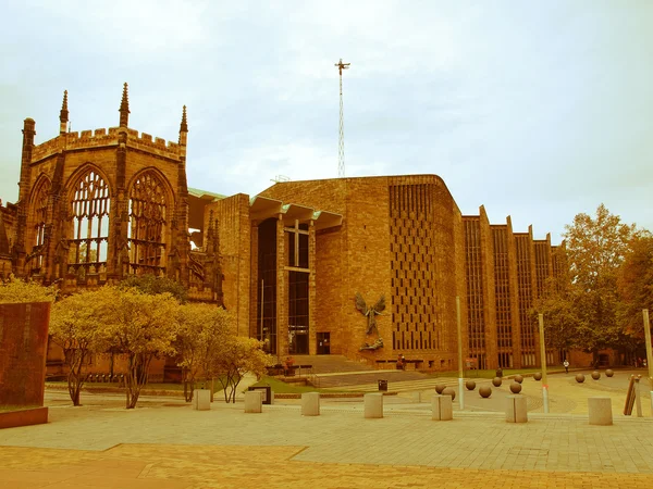 Retro görünümlü coventry cathedral