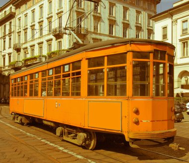 retro Vintage tramvay, milan arıyorsunuz