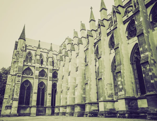 Vintage sepia Westminster Abbey — Stock Photo, Image
