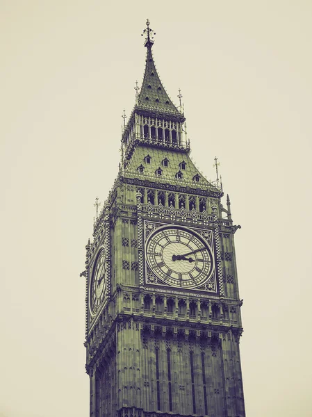 Vintage sepia Big Ben — Stock Photo, Image