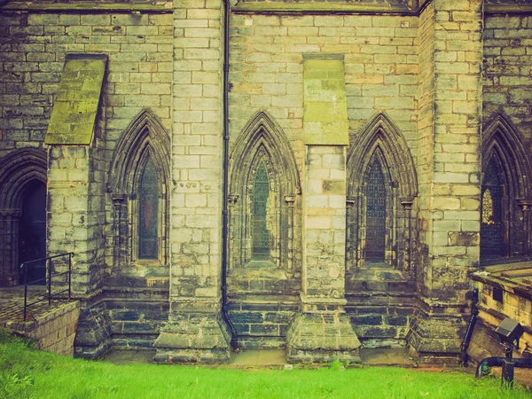 Retro zoek kathedraal van glasgow — Stockfoto