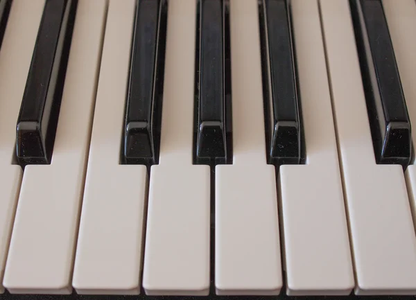 Tasti tastiera musica — Foto Stock