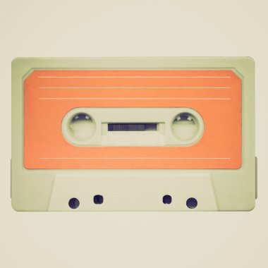 Retro görünüm bant kaseti