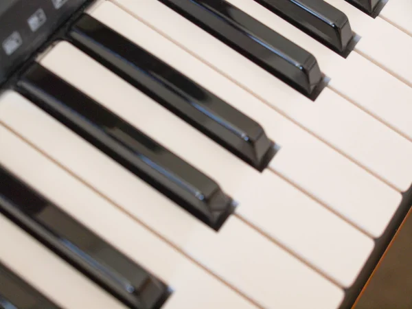 Music keyboard keys — Stock Photo, Image