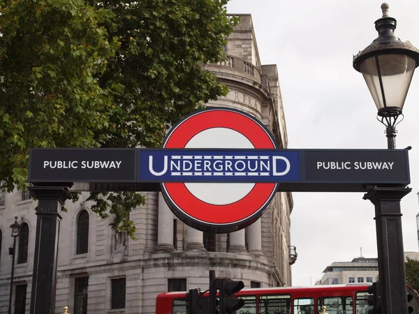 Estación de metro de Londres — Foto de Stock