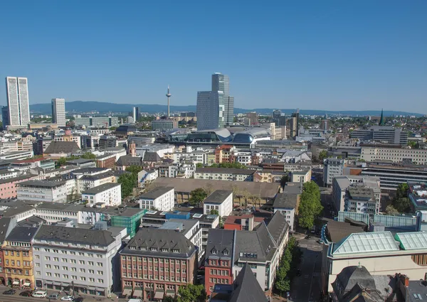 Aerial view of Frankfurt — Stock Photo, Image