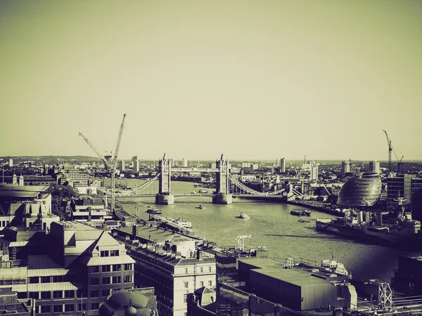 Seppia Vintage Tower Bridge Londra — Foto Stock