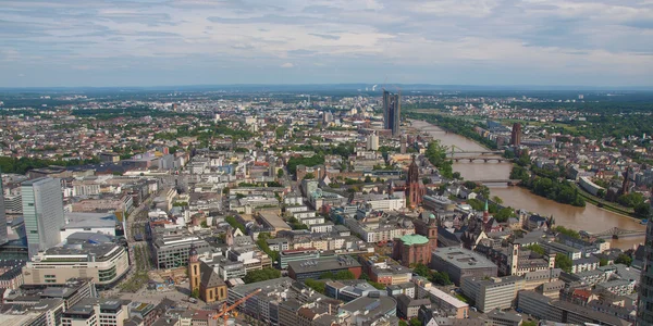 Frankfurt nad Mohanem - panorama — Stock fotografie