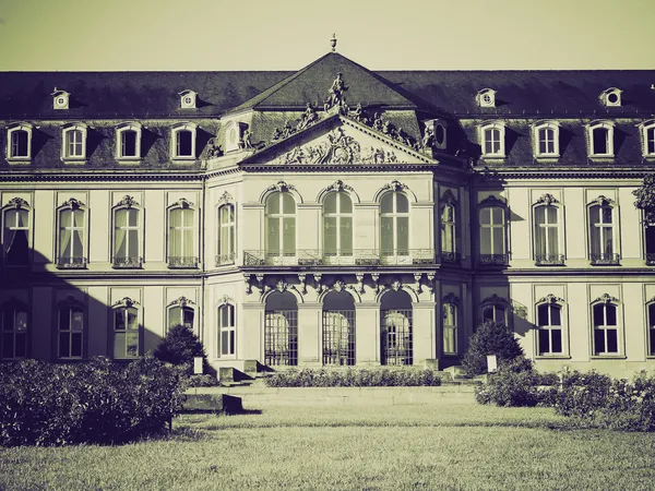 Vintage sepia Neues Schloss (Novo Castelo), Estugarda — Fotografia de Stock