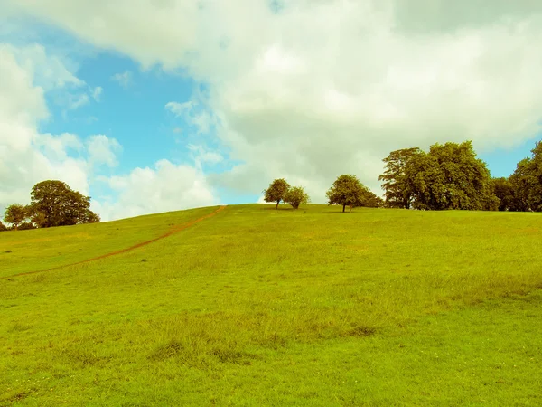 Retro looking Primrose Hill, London — Stock Photo, Image