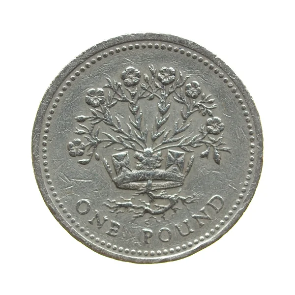 Moneta na białym tle — Zdjęcie stockowe