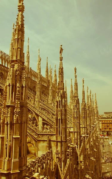 Retro looking Milan, Italy — Stock Photo, Image