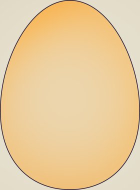 Vintage bir görünüm yumurta