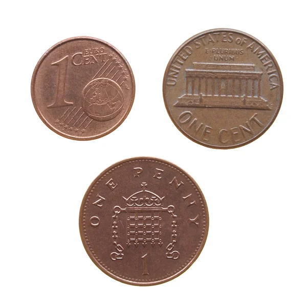 고립 된 동전 — 스톡 사진