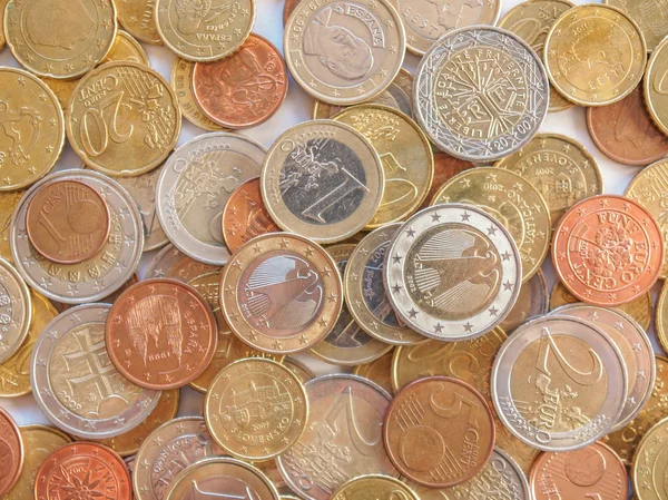 Moneda en euros —  Fotos de Stock