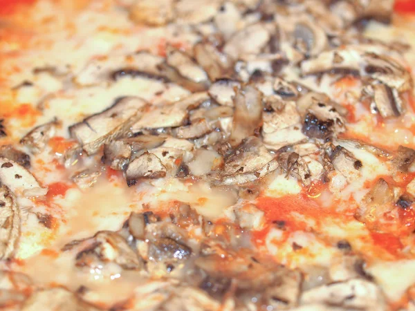 Mushroom pizza — Stockfoto