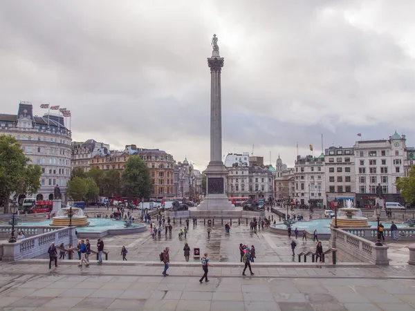 Trafalgar square Londen — Stockfoto