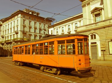 retro Vintage tramvay, milan arıyorsunuz