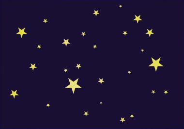 vintage look sterren aan de hemel
