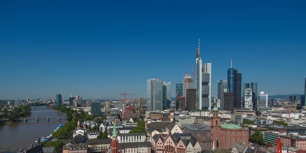 Frankfurt nad Menem, Niemcy - panorama — Zdjęcie stockowe