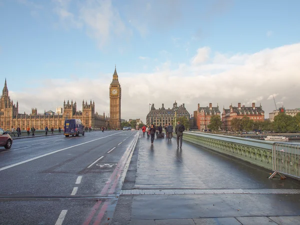 Westminster bridge Londra — Stok fotoğraf