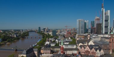 Frankfurt am main, Almanya - panorama