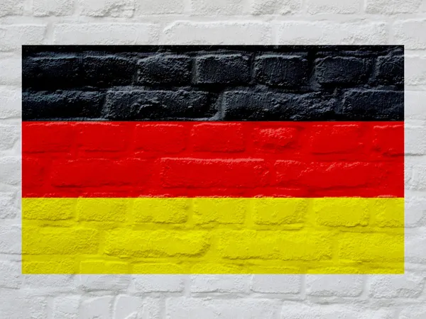 Deutsche Flagge — Stockfoto