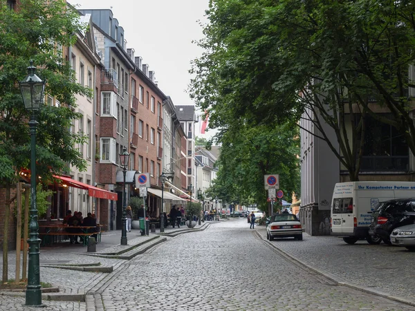 Alfresco bar in Duesseldorf — Stock Photo, Image