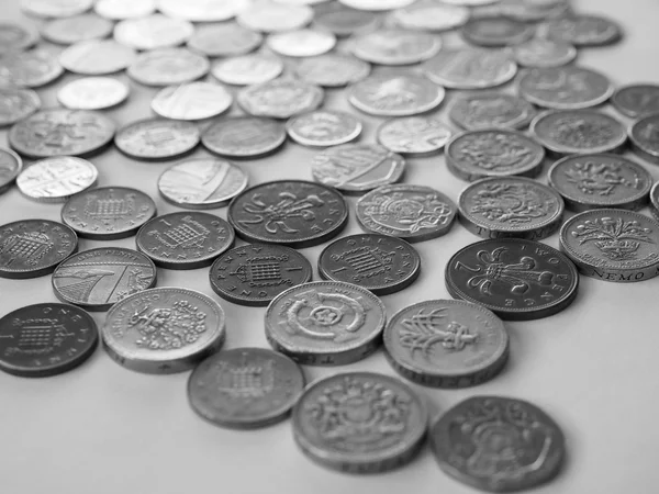 Moneta sterlina britannica — Foto Stock