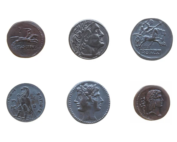 Ancient coins — Zdjęcie stockowe