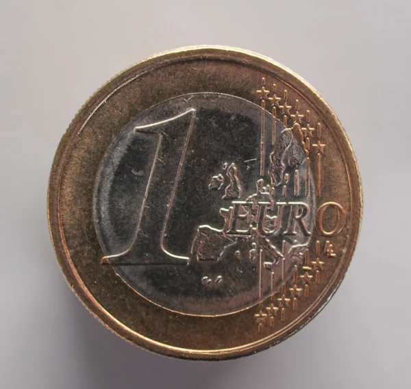 Moneda de un euro —  Fotos de Stock