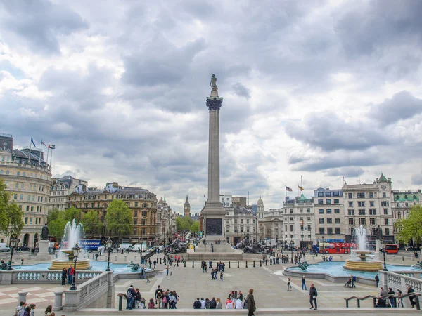 Trafalgar square Londen — Stockfoto