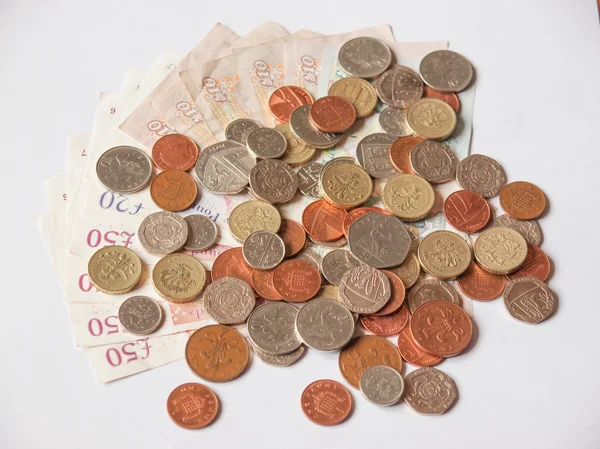 Британский фунт — стоковое фото