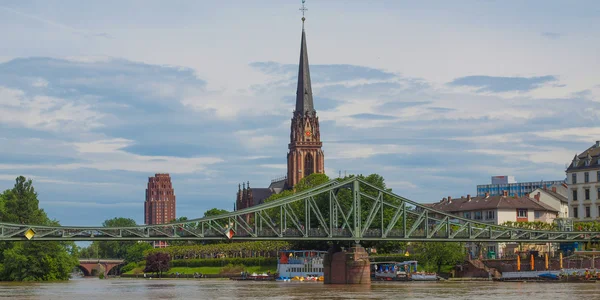 Frankfurt Germany - panorama — Stock Photo, Image