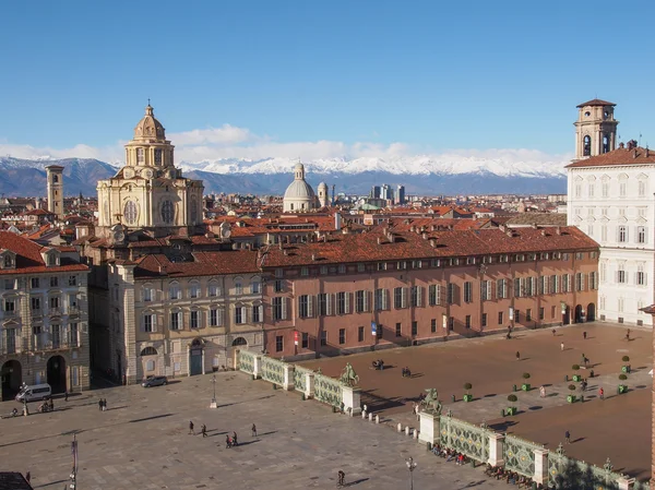 Piazza Castello Turin — Stock Photo, Image