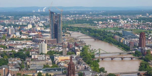 Frankfurt am Main, Tyskland - panorama - Stock-foto