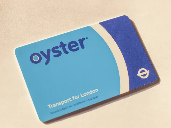 Oyster card — Stockfoto