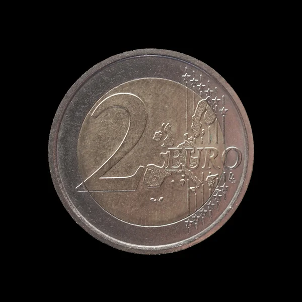 Moneda de dos euros — Foto de Stock