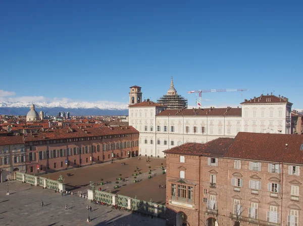 Piazza castello Torino — Stok fotoğraf