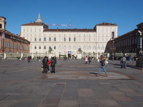 Piazza castello Torino — Stok fotoğraf