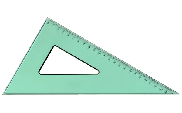 Rechteckiges Dreieck setzen — Stockfoto