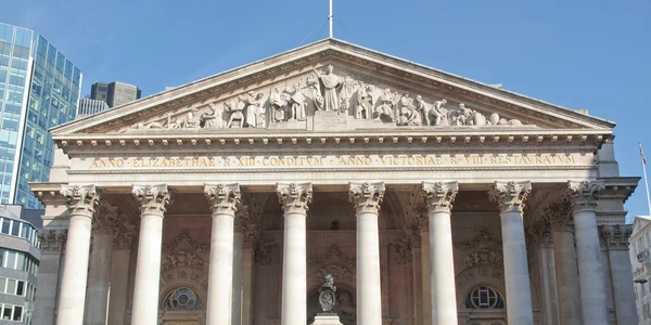 Royal Stock Exchange, Londra — Foto Stock