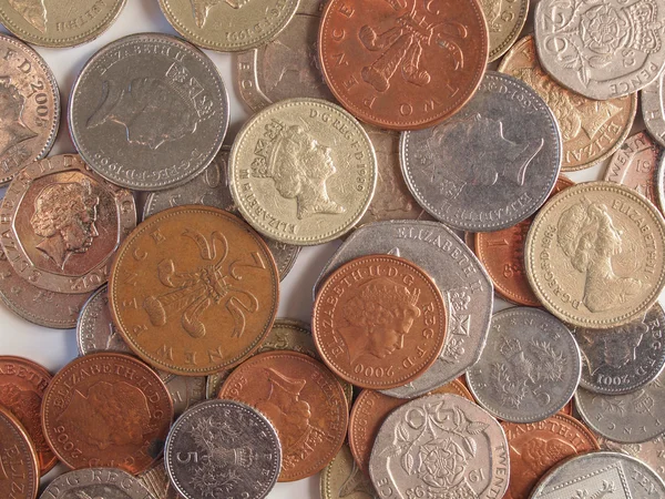 Monedas de libra — Foto de Stock
