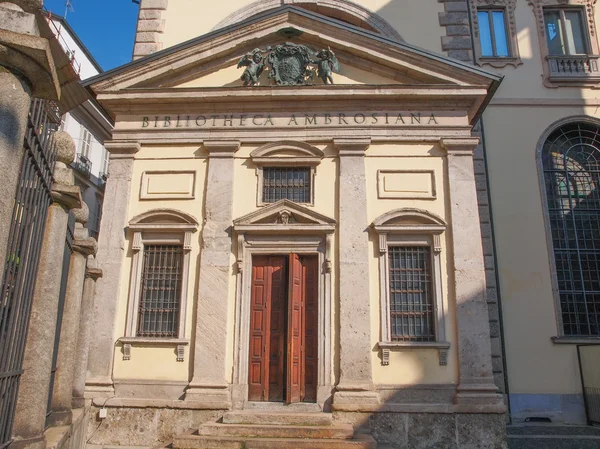 Biblioteca Ambrosiana, Milan — Stock Photo, Image