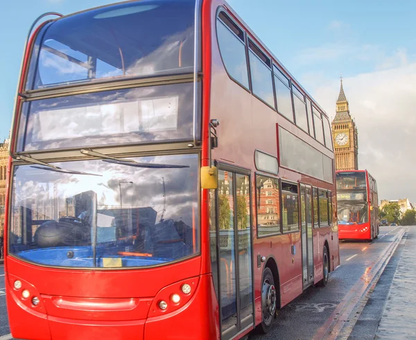 Bus rouge à Londres — Photo