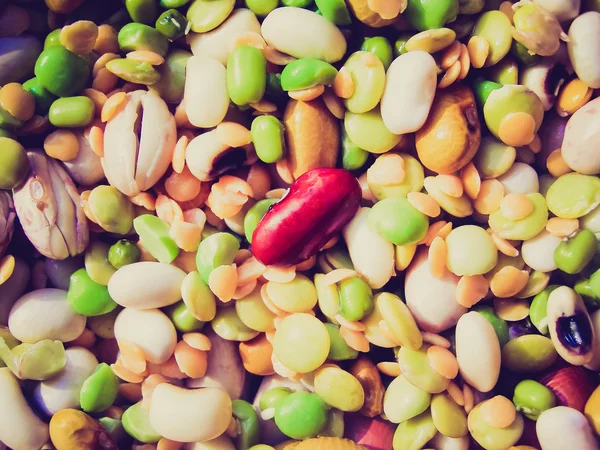 レトロな豆のサラダ — ストック写真