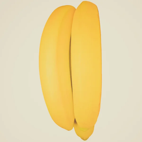 Owoce banan wyglądowi retro — Zdjęcie stockowe
