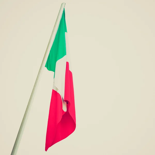 Retro look drapeau italien — Photo