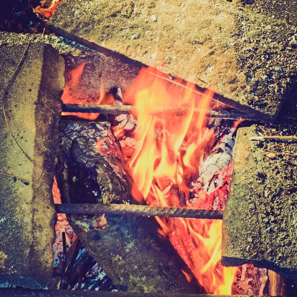 Retro vzhled barbecue — Stock fotografie