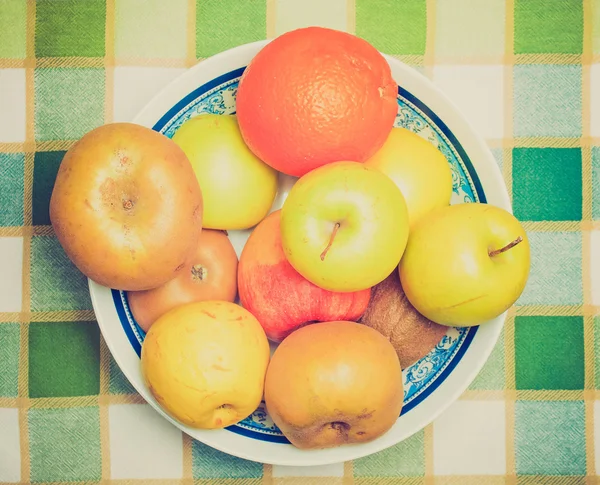 Retro look Fruits — Stock Photo, Image